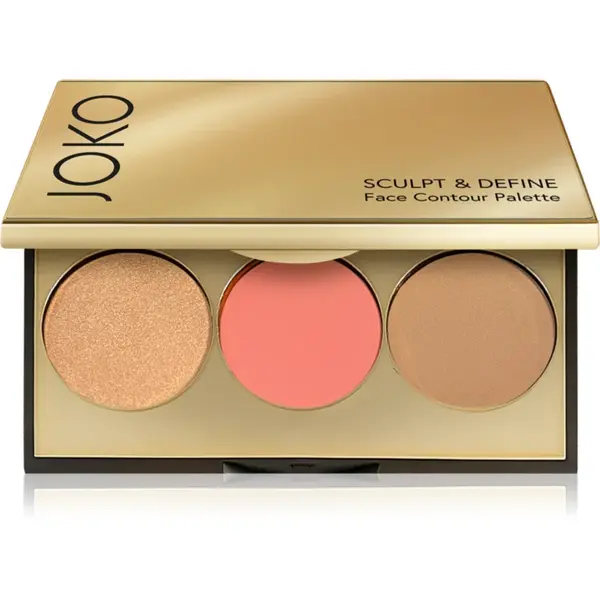JOKO Sculpt & Define Patela pentru conturul fetei culoare 01 Sun Kissed Glow 8 g