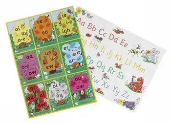 Jolly Phonics Alternative Spelling & Alphabet Posters. in Precursive Letters (British English edition), Poster/Sue Lloyd