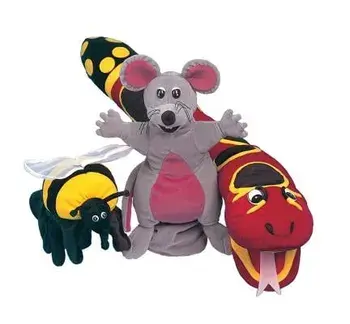 Jolly Phonics Puppets, Set of All 3/Jolly Learning