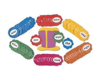 Jolly Phonics Tricky Words Wall Flowers (in Print Letters)/Sue Lloyd