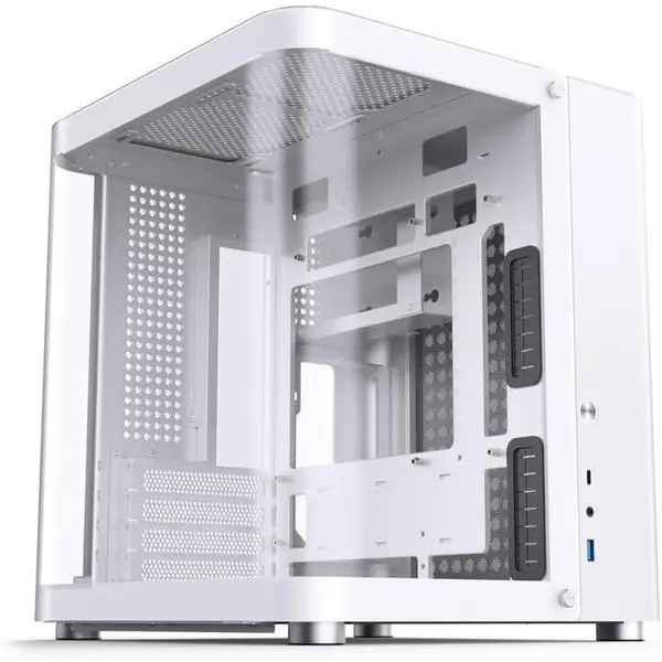 JONSBO Carcasa PC Jonsbo TK-1 2.0, Mini Tower, Fara sursa, ITX, mATX, Alb