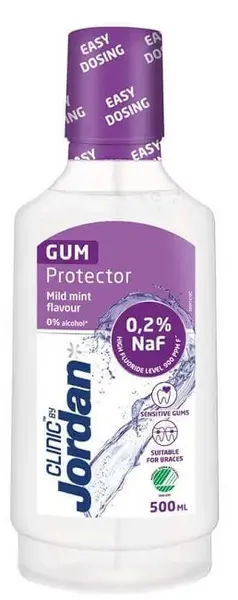 Jordan Clinic Gum Protector Apă de gură antiplacă, 500 ml