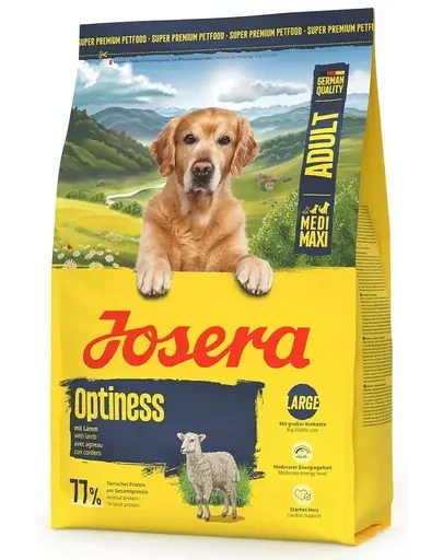 JOSERA Adult Optiness 3kg hrană câini medii și mari, cu miel și orez