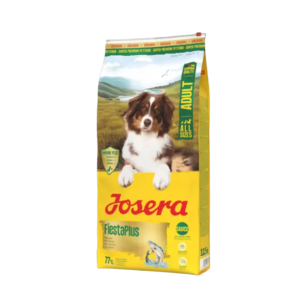 JOSERA FiestaPlus, XS-XL, Somon, hrană uscată câini, apetit capricios, 12.5kg