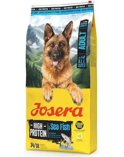JOSERA High Protein Adult Sea Fish 12,5kg hrană câini activi cu somon și pește oceanic