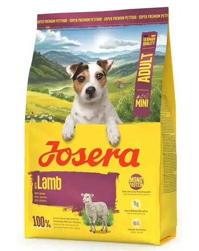 JOSERA Lamb Adult Mini 3kg hrană cu o singură proteină câini talie mică