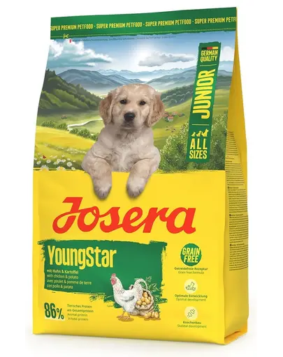JOSERA YoungStar 3kg hrană pentru căței, fără cereale