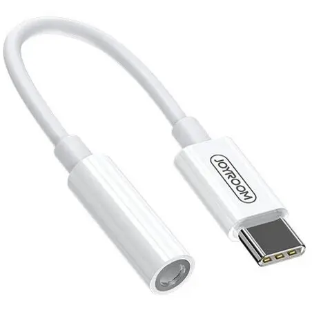 JOYROOM Adaptor Audio USB-C - 3.5mm Joyroom SH-C1, Alb