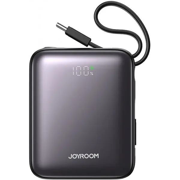 JOYROOM Baterie Externa Joyroom JR-PBF27, 10000mAh, 22.5W, PD, 1 x Lightning - 2 x USB-C, Neagra
