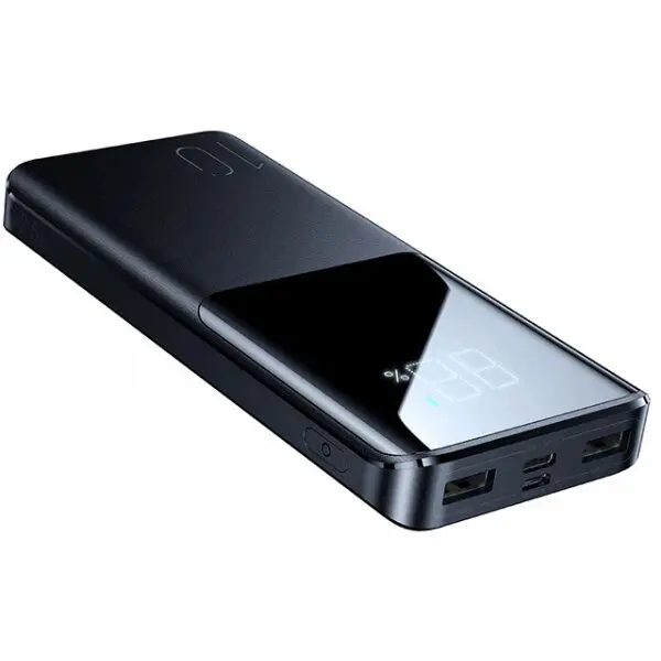 JOYROOM Baterie Externa Joyroom JR-QP191, 10000mAh, 22.5W, QC + PD, 1 x USB-C - 2 x USB-A, Neagra