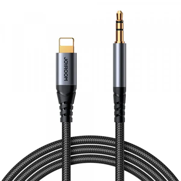 JOYROOM Cablu Audio Lightning - 3.5mm Joyroom SY-A06, 1.2m, Negru