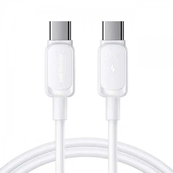 JOYROOM Cablu Date si Incarcare USB-C - USB-C Joyroom S-A14, 60W, 1.2m, Alb