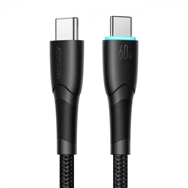 JOYROOM Cablu Date si Incarcare USB-C - USB-C Joyroom S-A32, 60W, 1m, Negru