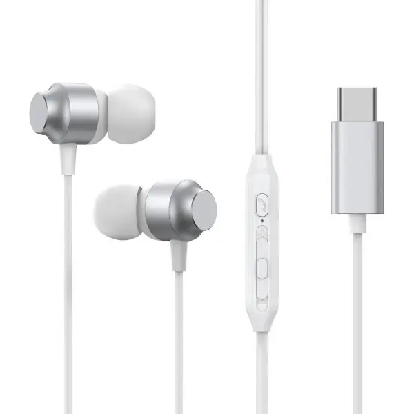 JOYROOM Handsfree USB-C Joyroom JR-EC06, Argintiu