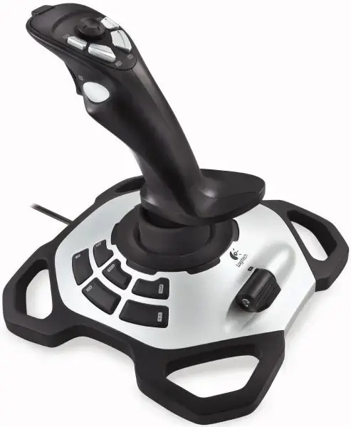 Joystick Logitech Extreme 3D Pro (Compatibil cu Windows si Mac)