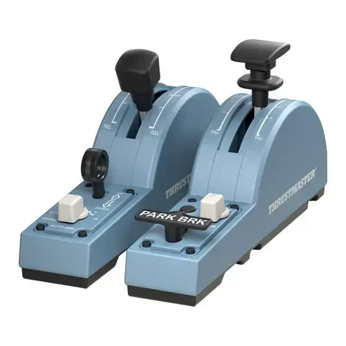 Joystick Thrustmaster, TCA Quadrant Add-On Airbus Edition (Albastru)