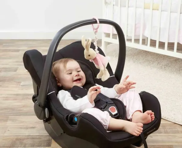 Jucarie atasabila din plus cu vibratii 22 cm Flopsy Rabbit