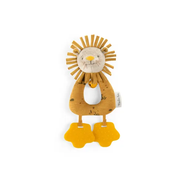 Jucarie bebe inel zornaitor leu, Moulin Roty