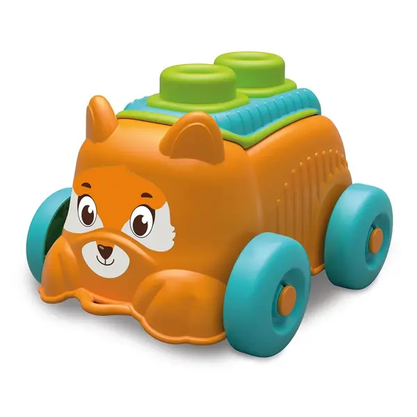 Jucarie bebelusi Clementoni masinuta Puppy cu forme moi