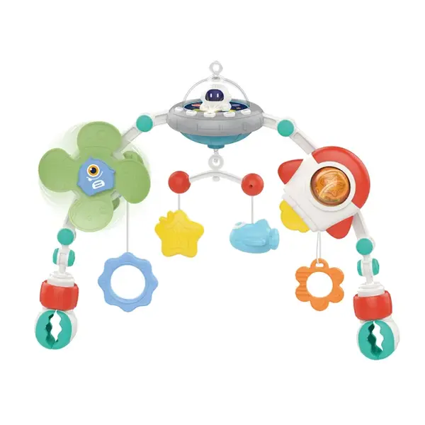 Jucarie bebelusi Play Arch Huanger pentru patut sau carucior - Nava Spatiala