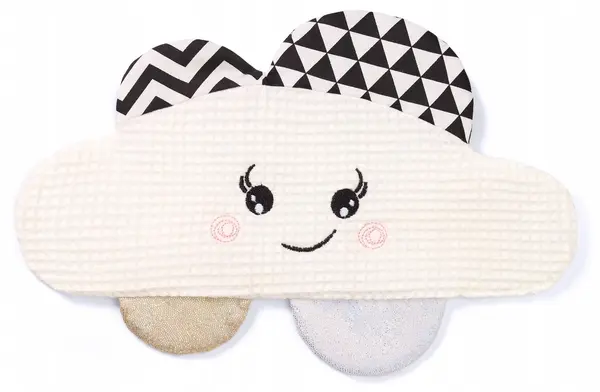 Jucărie bebeluși zgomotoasă pentru îmbrățișat BabyOno - Blinky Cloud, 25.5 cm