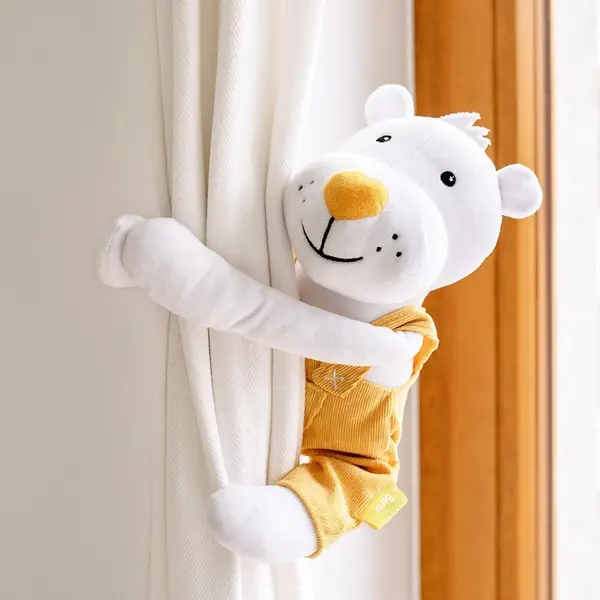 Jucarie copii Bert Skiddou ursulet de plus 30 cm