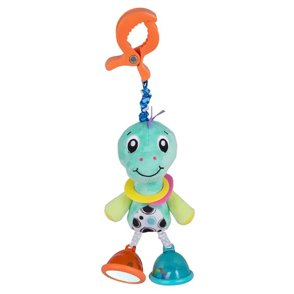 Jucarie de agatat la carucior PlayGro Dinozaurul Denny 0 luni+