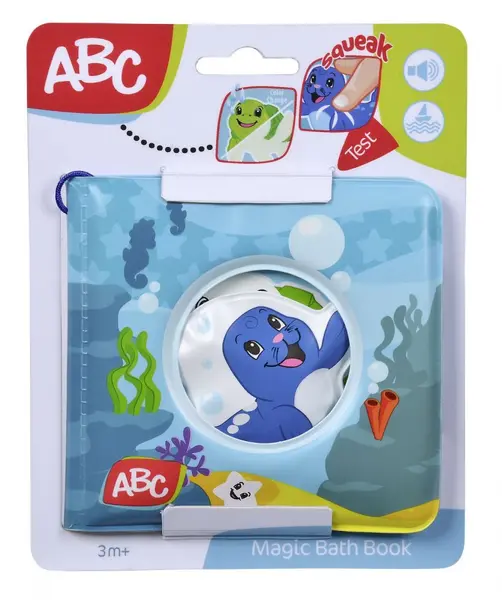 Jucarie de baie sub forma de carticica Lumea subacvatica ABC