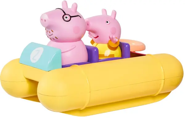 Jucărie de baie Tomy Toomies - Peppa Pig pe bicicletă de apă