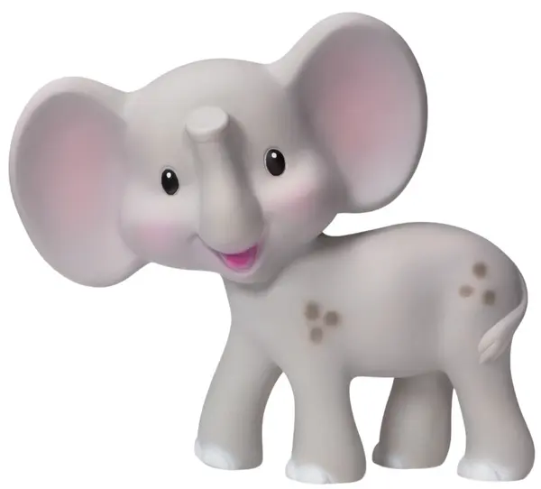 Jucărie de dentiție Infantino pentru bebeluși - Elefant, cauciuc natural