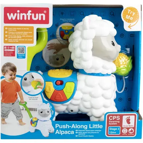Jucarie de impins Winfun - Alpaca