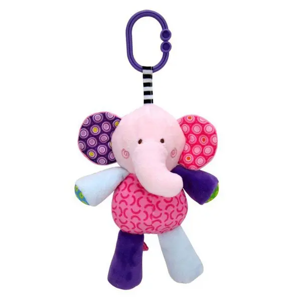 Jucarie de plus 24 cm muzicala 0 luni+ elefant