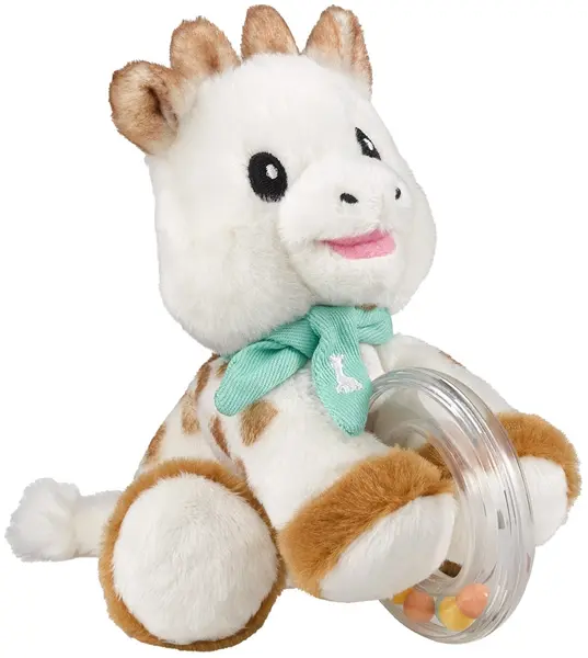 Jucarie de plus cu zornaitoare - Sophie la Girafe, Sweety Sophie Collection