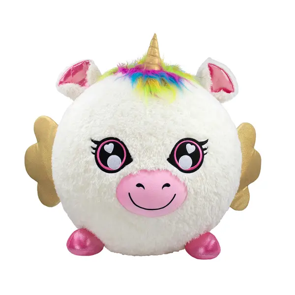 Jucarie de plus gonflabila, Little Biggies, Unicorn, Alb