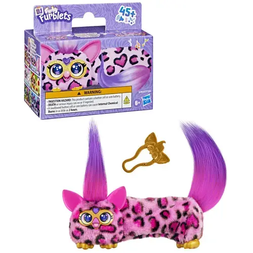 Jucarie de plus interactiva Furby DJ Furblets Kitt Ee