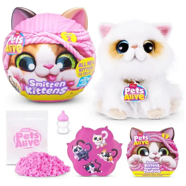 Jucarie de plus interactiva, Pets Alive, Smitten Kittens, Seria 2