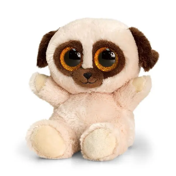 Jucarie de plus Keel Toys Animotsu - Catel Mops, 15 cm