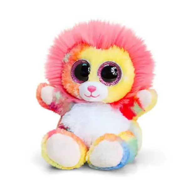 Jucarie de plus Keel Toys Animotsu - Leu colorat, 15 cm