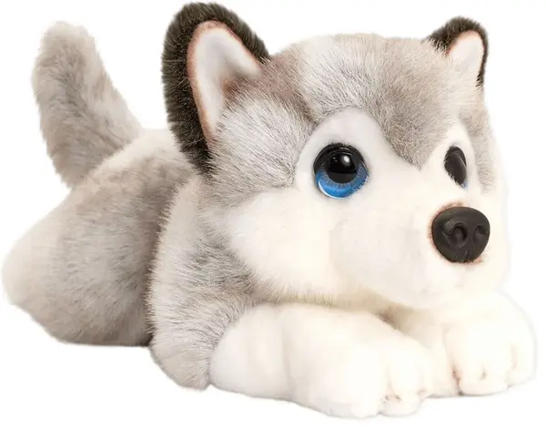 Jucărie de pluș Keel Toys - Husky, 32 cm