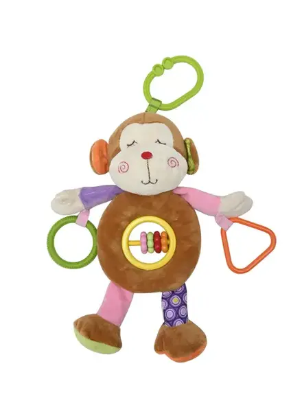 Jucarie de plus Lorelli maimutica, 24 cm, de activitate, 0 luni+