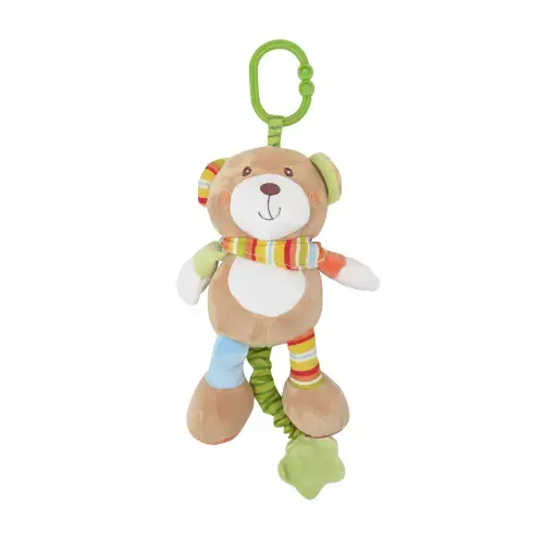 Jucarie de plus Lorelli Ursulet, 24 cm, muzicala, 0 luni+