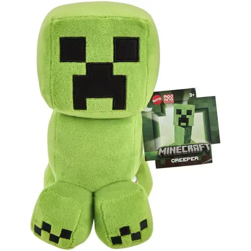 Jucarie de plus Minecraft - Creeper, 20 cm