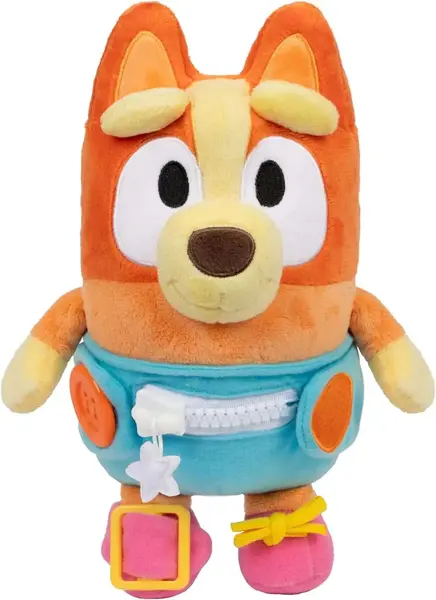 Jucărie de pluș Moose Bluey – Îmbracă-mă și joacă-te, Bingo, 25,4 cm