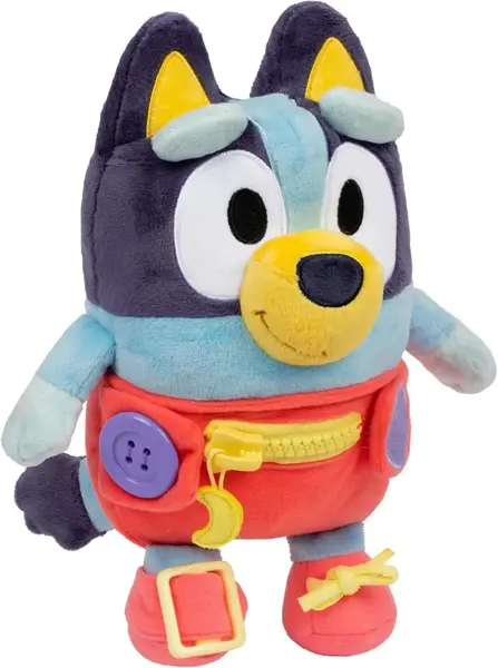 Jucărie de pluș Moose Bluey – Îmbracă-mă și joacă-te, Bluey, 25,4 cm