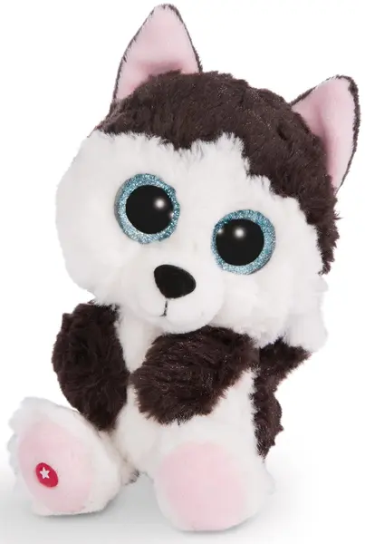 Jucarie de plus Nici Glubschis - Husky Barkley, 15 cm