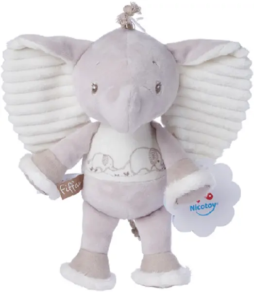 Jucărie de pluș Nicotoy - Elefant, 25 сm