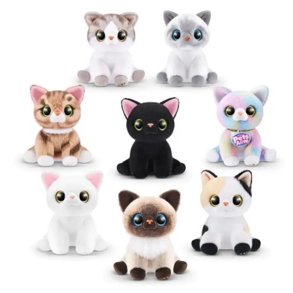 Jucarie de plus - Pets Alive Smitten Kitten (produs surpriza, pret pe bucata) | Zuru