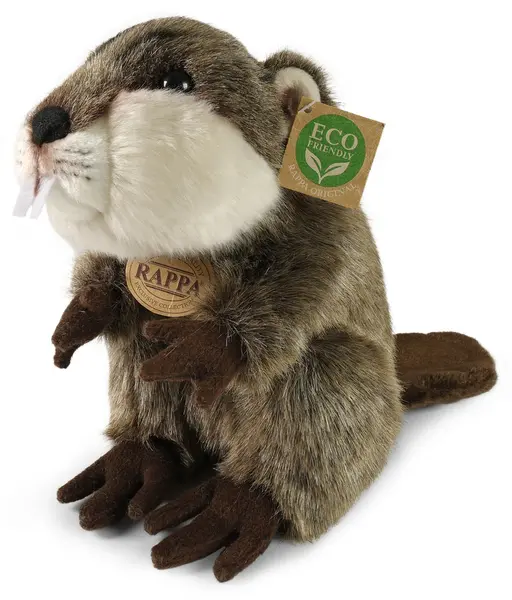 Jucărie de pluș Rappa Eco friends - Castor, 25 cm
