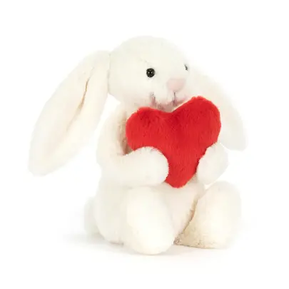 Jucarie de plus - Red Love Heart Bunny | Jellycat