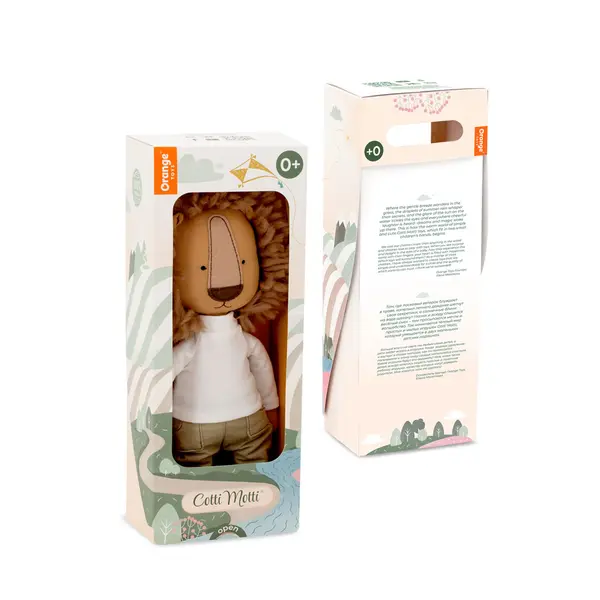 Jucarie de plus - Simon the Lion, 29 cm | Orange Toys